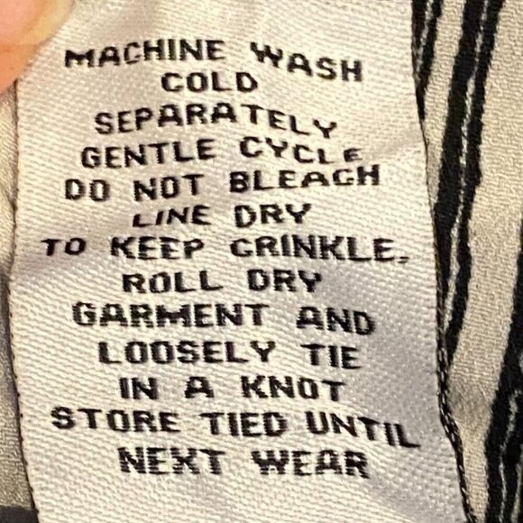 LIV BY HABITAT Lightweight Sleeveless Crinkle Tunic Top Striped Sz M #275H - Picture 9 of 9